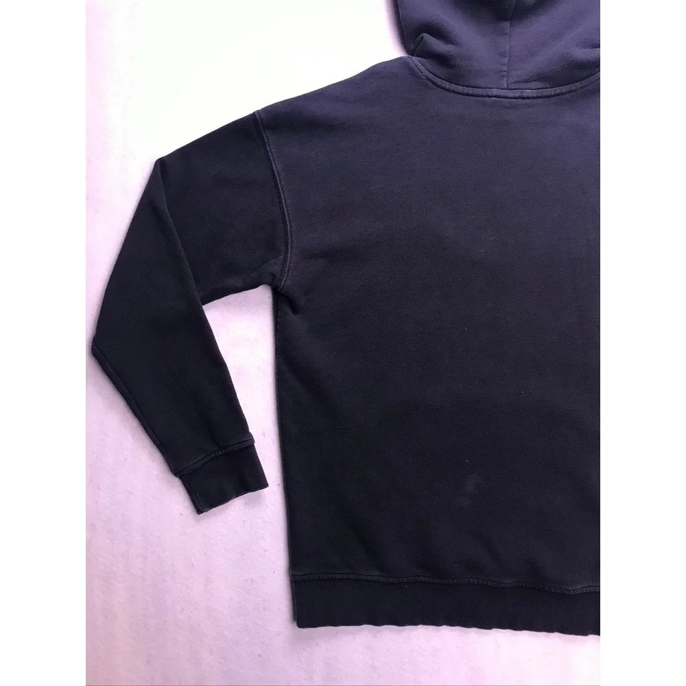 Adidas Origionals Trefoil‎ Hoodie Mens Medium Black Pullover Sweatshirt Logo